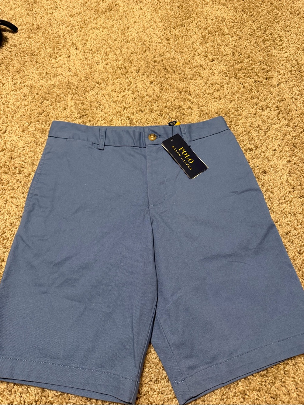 Polo by Ralph Lauren Boys Light Blue Cotton Shorts